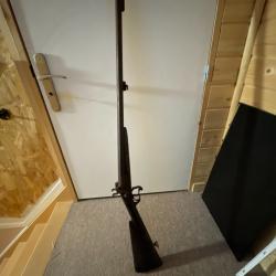 Fusil de chasse Juxtapos&eacute; Ancien &agrave; Percussion - Poudre Noire