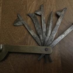Rare Flamme de V&eacute;t&eacute;rinaire Multilames Ancienne - Dumont Fr&egrave;res, Coutellerie Thiers - Chasse / Art Po