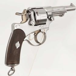 REVOLVER R&Eacute;GLEMENTAIRE TROUPE D'INFANTERIE CHAMELOT DELVIGNE MAS 1877 ST-ETIENNE CALIBRE 11MM - FRAN