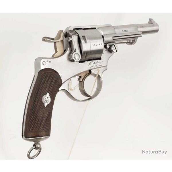 REVOLVER R�GLEMENTAIRE TROUPE D'INFANTERIE CHAMELOT DELVIGNE MAS 1877 ST-ETIENNE CALIBRE 11MM - FRAN