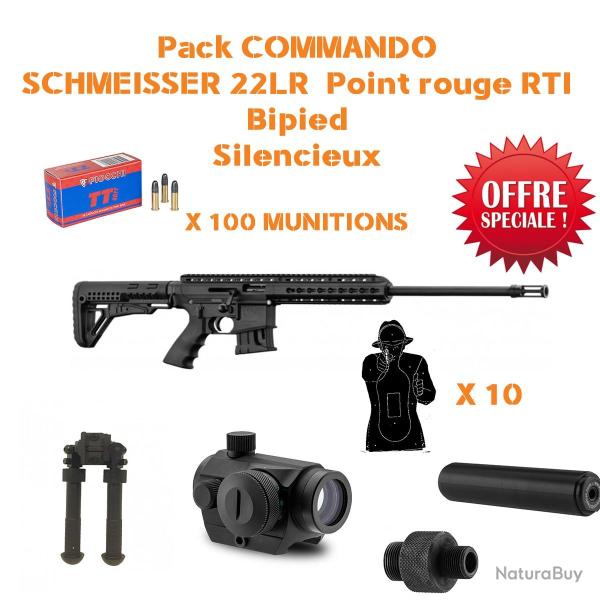 Pack COMMANDO PALLAS BA-15 + POINT ROUGE 1/2x28 UNEF
