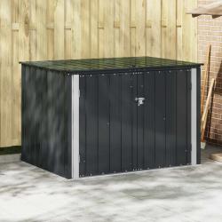 Bo&icirc;te de Rangement de Noir 151,5 x 107 x 100 cm Acier