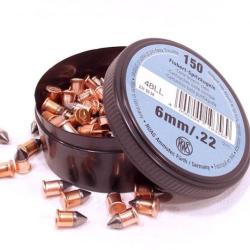 MUNITIONS RWS CALIBRE 22 / 6MM FLOBERT CONIQUE x150