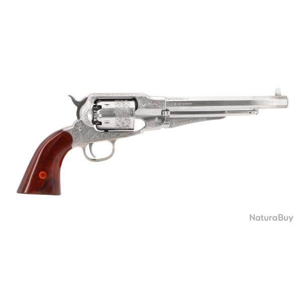 REVOLVER POUDRE NOIRE UBERTI 1858 NEW ARMY INOX CAL. 44 - CANON 8"