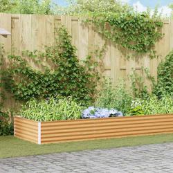 Jardini&egrave;re sur&eacute;lev&eacute;e 582 x 100 x 36 cm Acier galvanis&eacute;