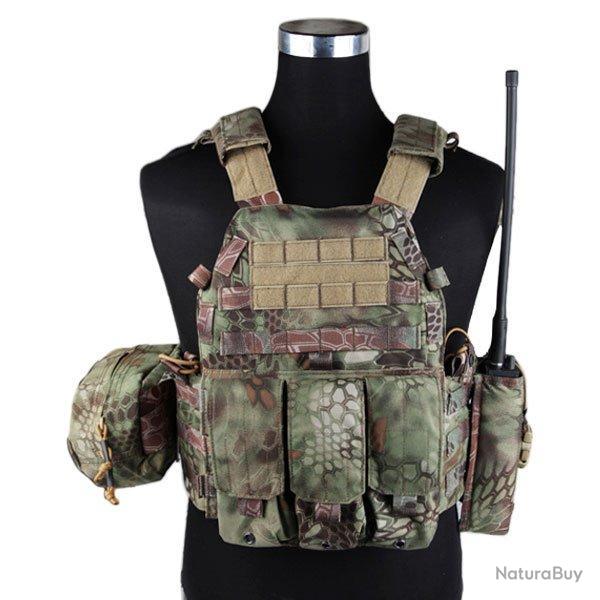 Plate Carrier LT6094 w/ 3 poches Mandrake (Emerson)