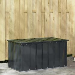 Bo&icirc;te de Rangement de Jardin Noir 101 x 56,5 x 50 cm Acier