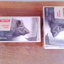 Munitions NORMA alaskan 8x57 jrs X2Boites.