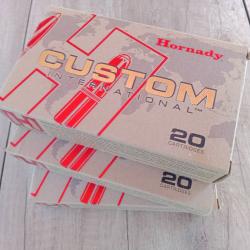 LOT de 3 bo&icirc;tes munitions HORNADY custom international.Cal 9,3x62