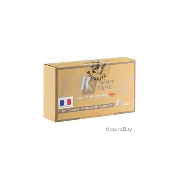 Munitions SOLOGNE cal.30-06 klassic subsonique 220gr 14.3g par 60
