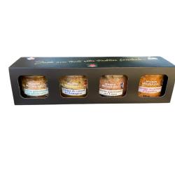 Coffret de quatre terrines artisanales