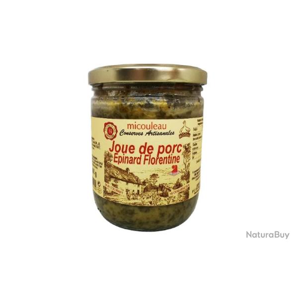 JOUE DE PORC �pinards florentine