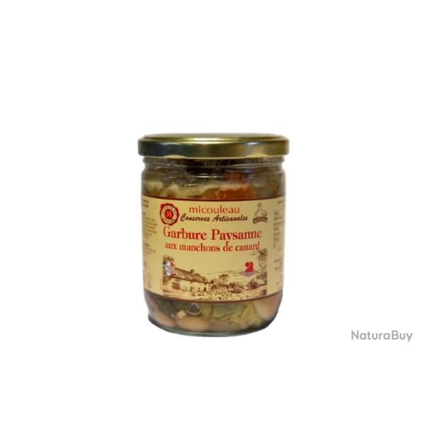 Garbure aux manchons de canard bocal 380g