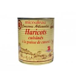 Haricots cuisin&eacute;s &agrave; la Graisse de Canard 840G