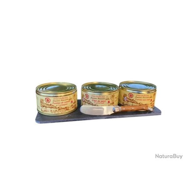 Kit Ap�ro Gourmand : Trio de Terrines Artisanales