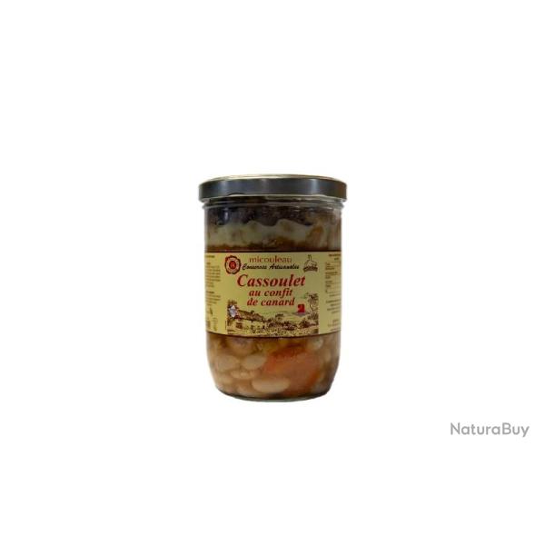 Cassoulet au confit de canard 765 bocal