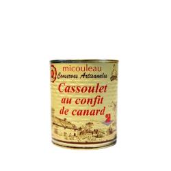 Cassoulet au confit de canard 840g boite