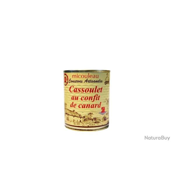 Cassoulet au confit de canard 840g boite
