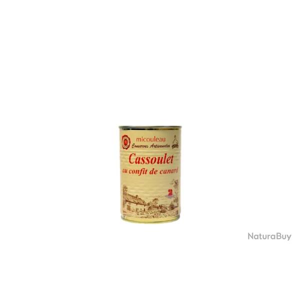 Cassoulet au confit de canard 420g boite