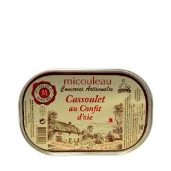 Cassoulet au confit d'oie 300g barquette