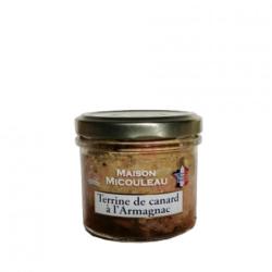 Terrine de Canard &agrave; l'Armagnac 90g bocal