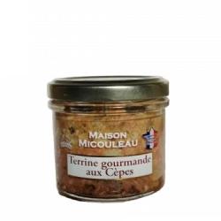 Terrine aux c&egrave;pes 90g bocal
