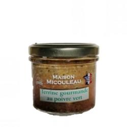 P&acirc;t&eacute; de pays au poivre vert 90g bocal
