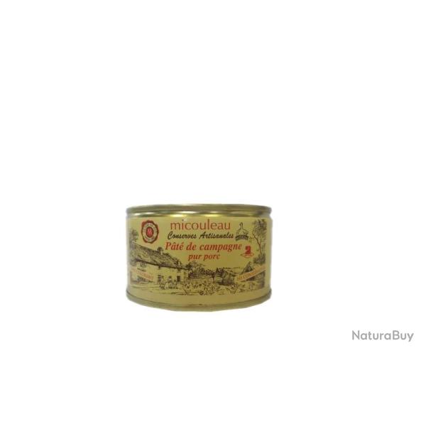 P�t� de Campagne pur porc 200g boite