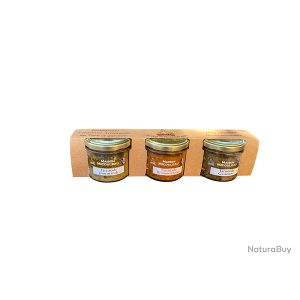 Lot de 3 tartinades