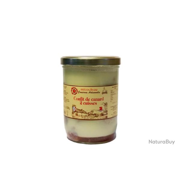 Confit de canard 730g en bocal