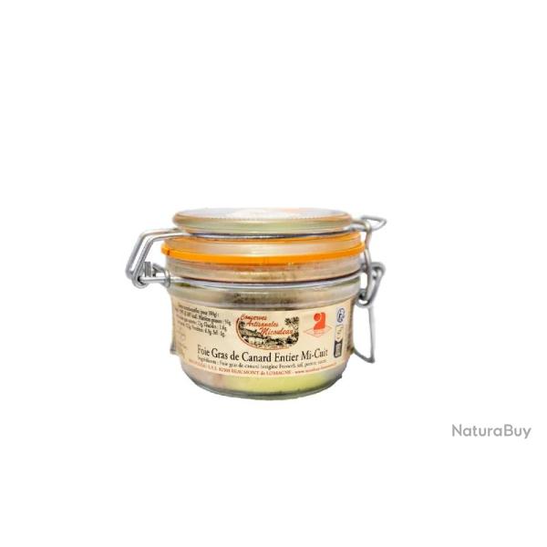 Foie gras de Canard entier mi-cuit bocal 120G