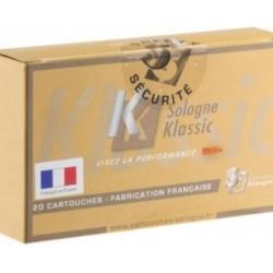 ! EN PROMO ! Munitions SOLOGNE klassic cal.270wsm nosler ballistic tip 150gr 9.7g par 60