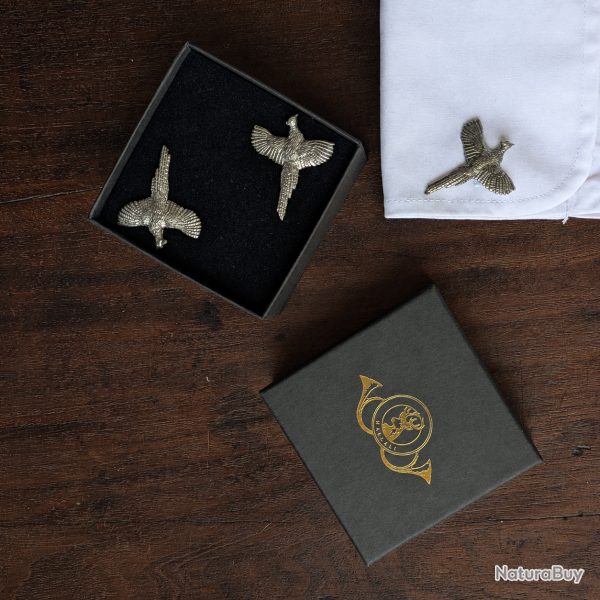 Boutons de manchette � Faisan