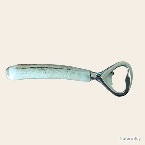 D�capsuleur manche bois de cerf - 14cm