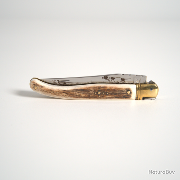 Laguiole grav� - Bois de cerf
