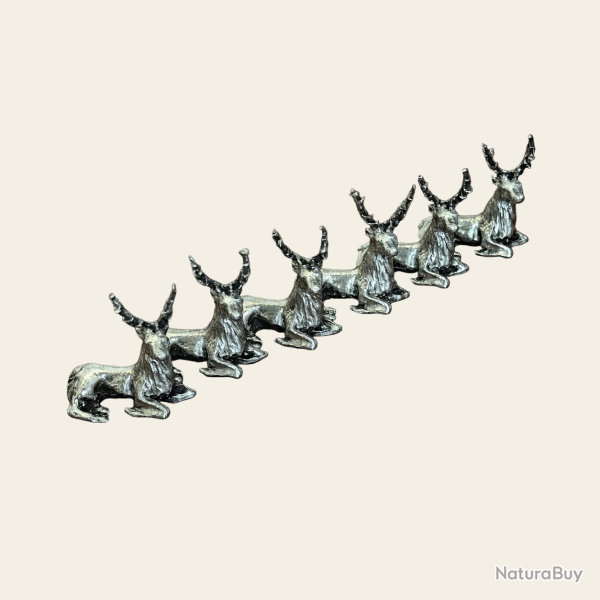 Porte-couteaux cerf x6