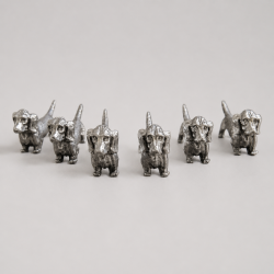 Porte-couteaux teckel - lot de 6