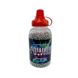Biberon 1500 billes d'acier Powair, calibre 4.5 mm BB