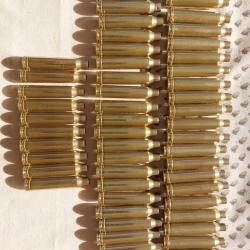 50 douilles nettoy&eacute;es calibre 7mm Remington Magnum; marque Remington. (tir&eacute;es 1 fois).