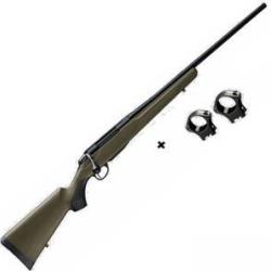 CARABINE TIKKA T3X LITE OD GREEN 30-06 NS 3RD 20" 51CM M15X1 + MONTAGE 30MM