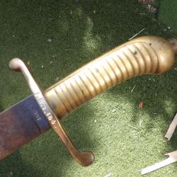 glaive 1843 infanterie Saxe Saxon Allemand Prussien  Allemagne Prusse SEITENGEWEHR Solingen ww1 1845