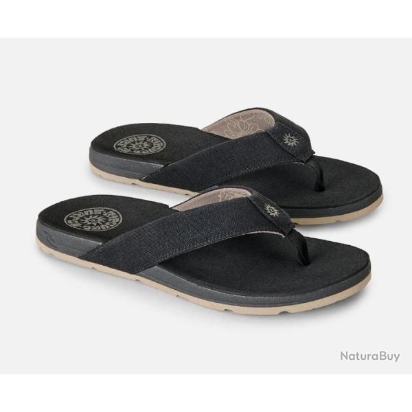 Tongs Homme Rip Curl "Pacific Rinse Bloom Open Toe" 42 Noir