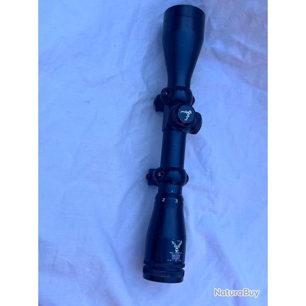 Lunette de chasse 1X5X44 avec colliers pour 22LR