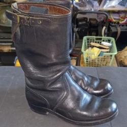 Bottes arm&eacute;e Allemande vintage guerre froide 1950