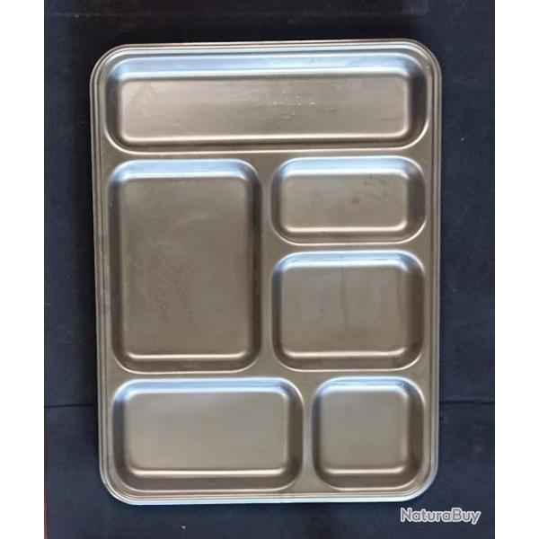 Plateau repas inox arm�e fran�aise