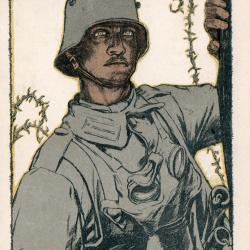 Carte postale de propagande de guerre allemande -N&deg;8563