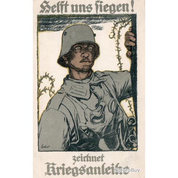 Carte postale de propagande de guerre allemande -N�8563