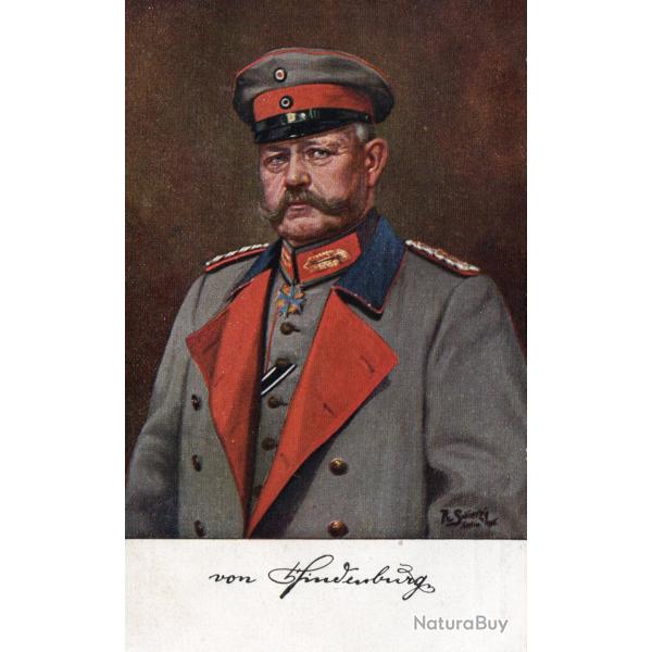 Carte postale du mar�chal Hindenburg -N�8562