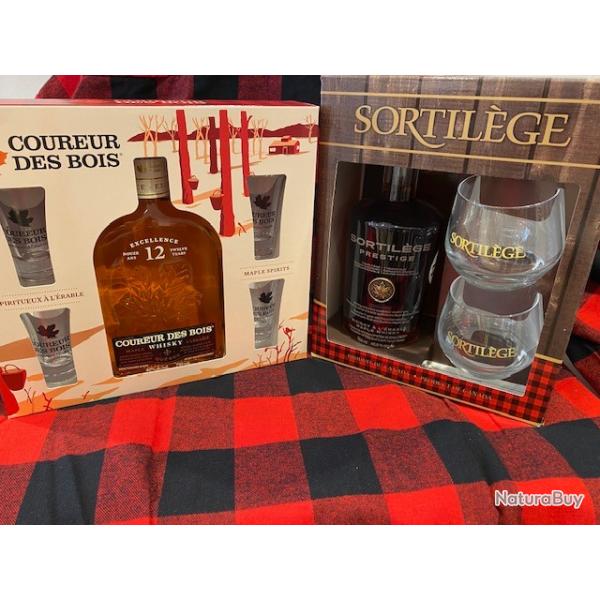 LOT 2 coffrets 1 sortil�ge prestige 7 ANS + 1 coureur des bois excellence 12 ANS