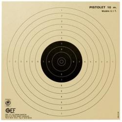 100 CIBLES PISTOLET 10M